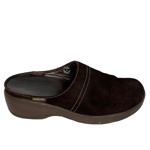 Mephisto Brown Nature Is Future Air Relax Slip On Comfort Mules Clogs Size 7 - Picture 6 of 15